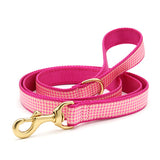 Up Country Pink Gingham Dog Collars & Leads