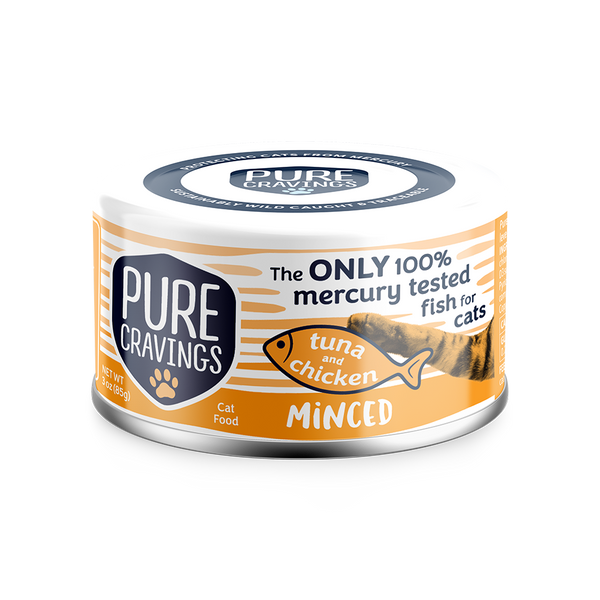 Pure Cravings Tuna Chicken Minced Cat Food 3oz PetWorks