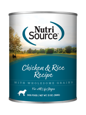 Nutrisource Chicken & Rice Can 13 oz