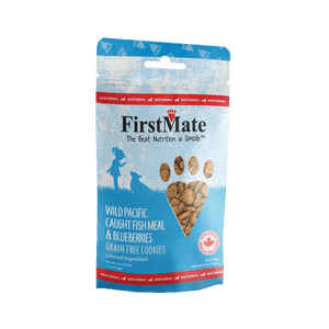 FirstMate Mini Trainers Wild Pacific Caught Fish Meal & Blueberries Dog Treats