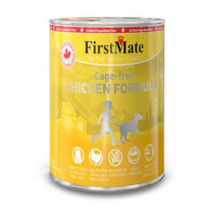 FirstMate Cage Free Chicken Dog Food 12.2oz CAn