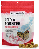 Icelandic+ 100% Pure Cod & Lobster Combo Bites Fish Dog Treat