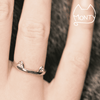 Sterling Silver Mew Cat Ears Ring