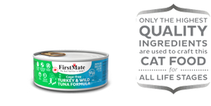FirstMate Cage Free Turkey & Wild Tuna 50/50 Formula Cat Food 5.5oz