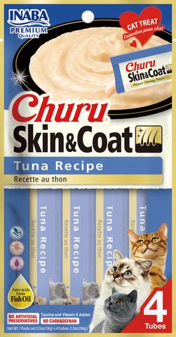 Inaba Churu Tuna Puree Skin & Coat 4pk Cat Treat