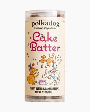 Polkadog Cake Batter Peanut Butter & Banana Birthday Treat 2.5oz