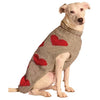 Chilly Dog Llc Red Hearts Dog Sweater