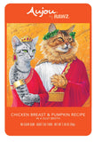 Rawz Aujou Chicken Breast & Pumpkin Cat Food Recipe Pouch