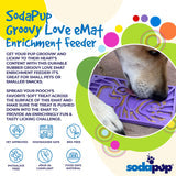 Soda Pup Enrichment Lick Mat - Groovy Love