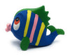 Lanco Multicolor Squeaky Rubber Fish Dog Toy