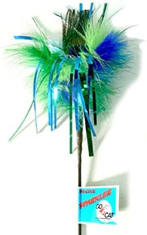 GoCat Long Peacock Sparkler (36") Cat Toy