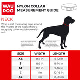 WAUDOG Nylon Avocado Collar with QR Tag