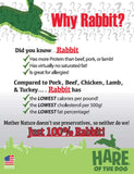 Hare of the Dog 100% Rabbit & Sweet Potato Jerky Stick Dog Treat