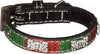 Mirage Christmas Crystal Bone Collar