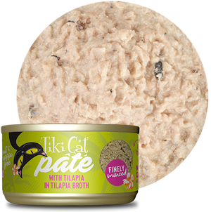 Tiki Cat Luau Pate Tilapia in Tilapia Broth 2.8oz