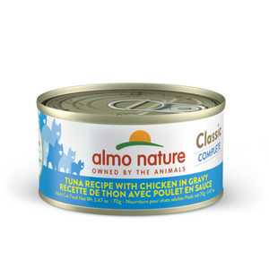 Almo Nature Cat Classic Complete Tuna Recipe with Chicken in Gravy