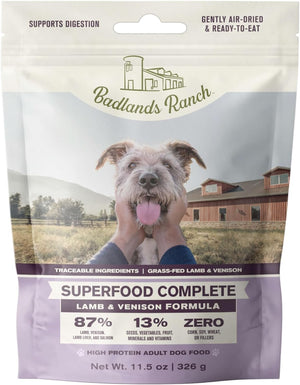 Badlands Ranch Superfood Complete Air Dried Lamb & Venison Formula