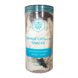 Savage Cat Dehydrated Rabbit Strips & Chips 3oz Jar