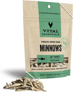 Vital Essentials Freeze Dried Minnows Treats for Cats