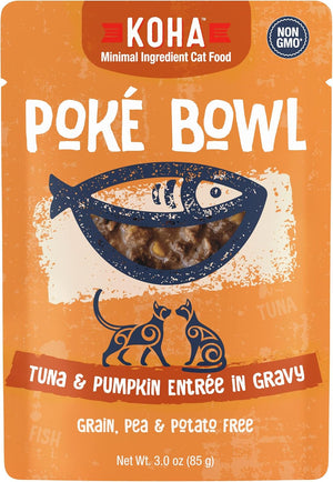 KOHA Poké Bowl Tuna & Pumpkin Entrée in Gravy