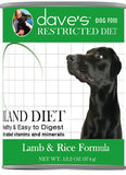 Dave's Restricted Diet Lamb & Rice Formula