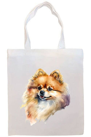 Mirage Canvas Tote Bag-Pomeranian