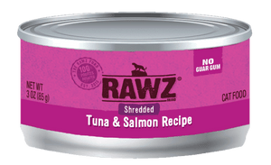 Rawz Shredded Tuna & Salmon Cat Food 3oz