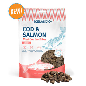 Icelandic+ Cod & Salmon Mini Combo Bites Cat Treats