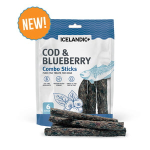 Icelandic+ Cod & Blueberry Combo Sticks Dog Treat