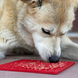 Soda Pup Enrichment Lick Mat - Red Cristmas Tree