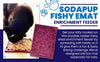 Soda Pup Enrichment Lick Mat - Purple Fishy for Cats