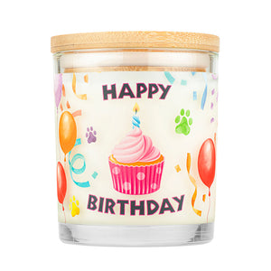Pet House Happy Birthday Candle