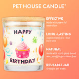 Pet House Happy Birthday Candle