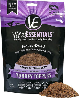 Vital Essentials Protein Mix-In Turkey Freeze Dried Topper for Dogs & Cats