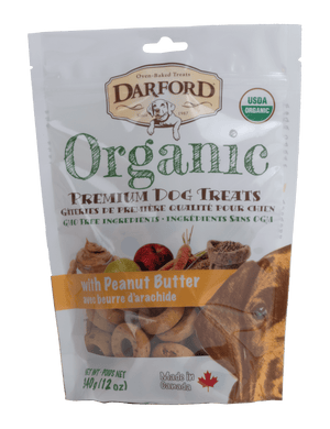 Darford Organic Premium Dog Treat with Peanut Butter 14oz