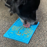 Soda Pup Enrichment Lick Mat - Blue Surf