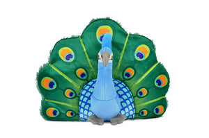 P.L.A.Y.  Fetching Flock Percy the Peacock Plush Dog Toy