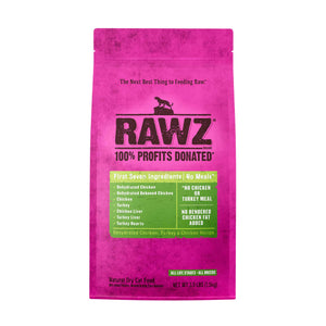 RAWZ Dehydrated Chicken, Turkey & Chicken Cat Food Recipe