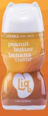 LIQ Brands - Peanut Butter & Banana Flavour Lickable Treat