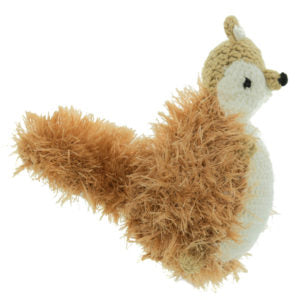 OoMaLoo Squirrel – Handmade Squeaky Dog Toy