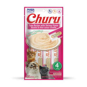 Inaba Churu Tuna w/ Shrimp Puree 4pk Cat Treat