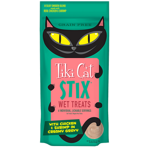 Tiki Cat Stix Wet Treats -  Chicken & Shrimp