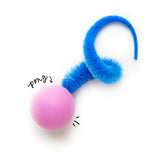 Dezi & Roo Balls with Wiggly Tail Cat Toys