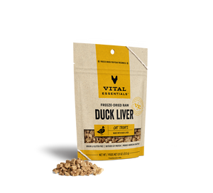 Vital Essentials Freeze Dried Duck Liver Cat Treats