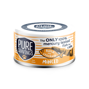 Pure Cravings Tuna & Chicken Minced Cat Food 3oz