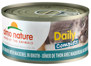 Almo Nature Daily Tuna with Mackerel in Broth Wet Cat Food, 2.47 oz