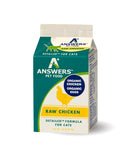 Answers Frozen Raw Detailed Chicken for Cats