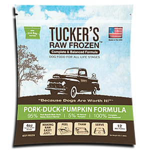 Tuckers Pork & Duck Raw Frozen Dog Food