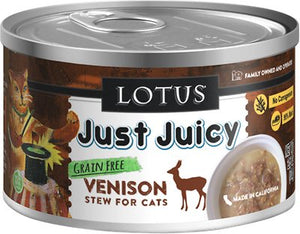 Lotus Just Juicy Venison Stew Cat Food