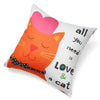 Up Country Accent Pillow All You Need is Love and a Cat (20" x 20")
